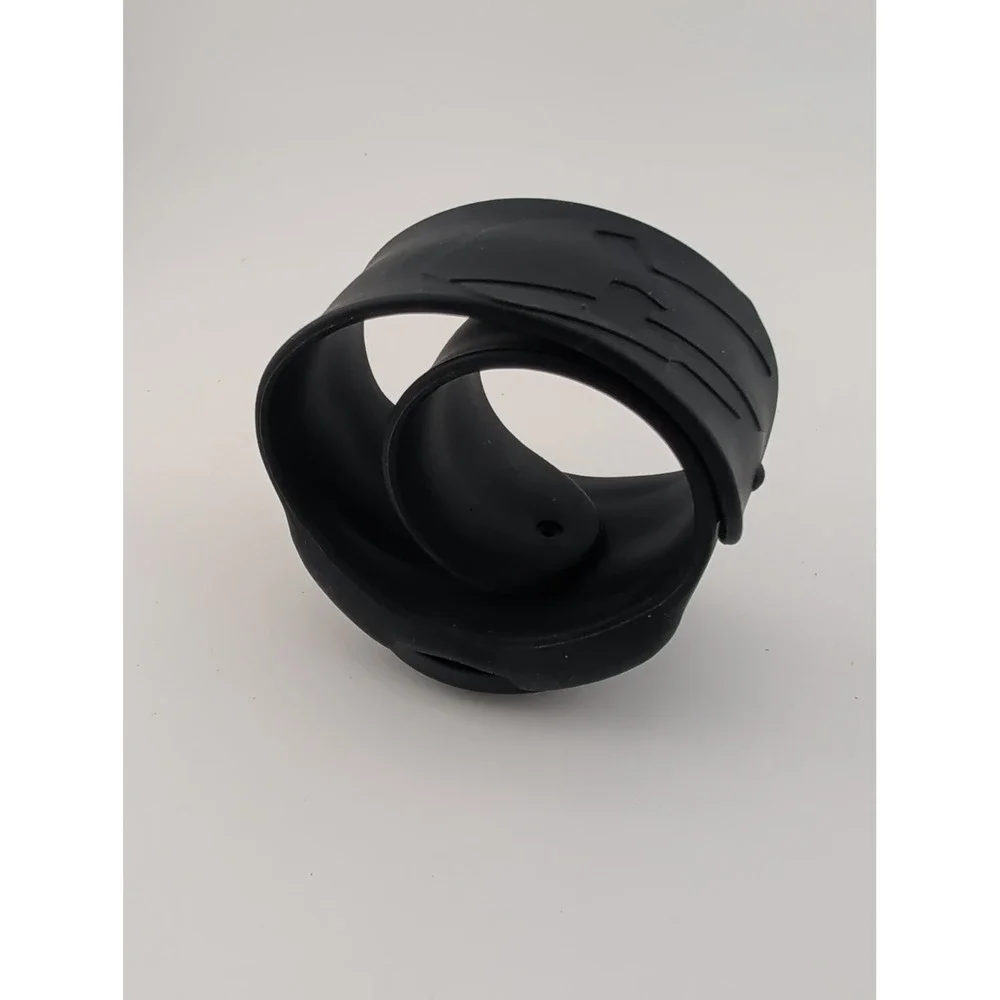 LEGION Men's Watch 42mm Case Black Slap Band- New Battery